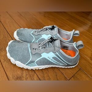 Aleader Women’s Barefoot Running Shoes Size 8.5 9 Aqua Gray Water Shoes